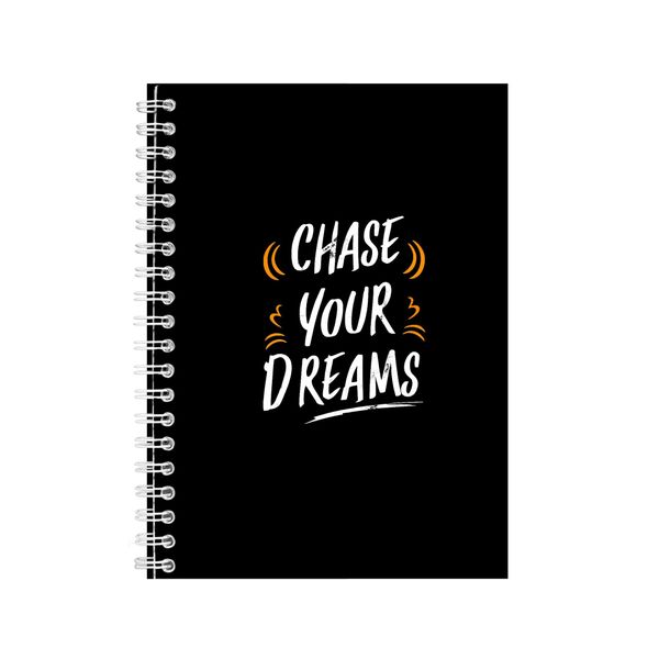 Your Dreams A5 Notebook Spiral Lined Motivational Words Graphic Notepad 114