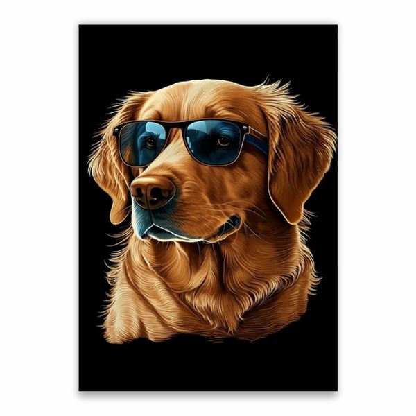 Doggy Sunglasses - A1 Poster