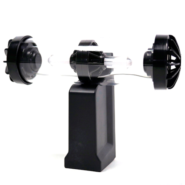 Transparent Tube Blue LED Light Stereo Speaker- Tempered Glass Tube Cabinet