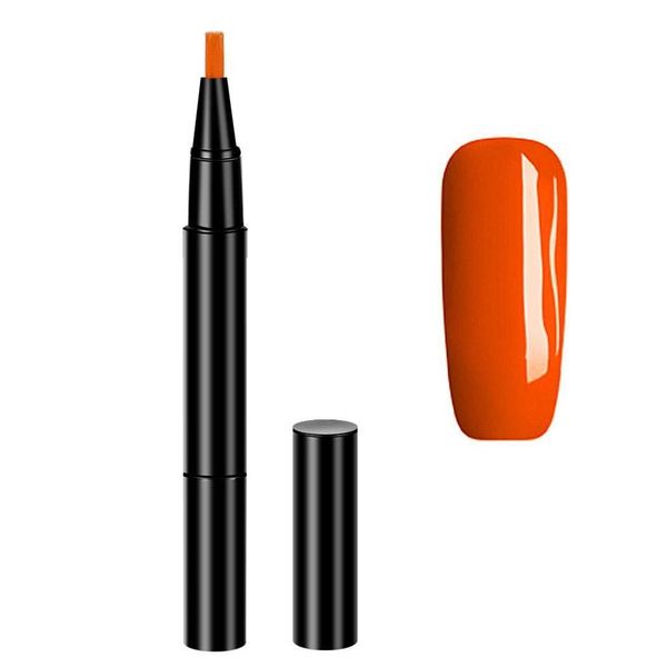 Yiber 3in1 Gel Nail Polish Pen - Darker Orange 17
