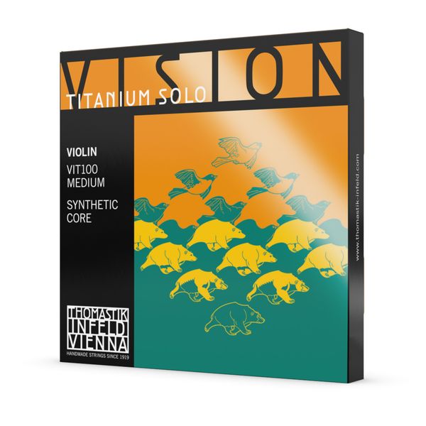 Thomastik-Infeld VIT100 Vision Titanium Solo Violin String Set