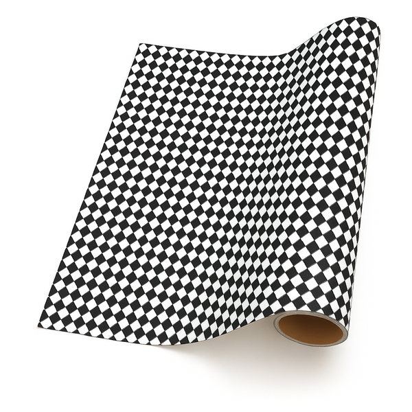 Gift Wrapping Paper 5m Roll - Checkerboard