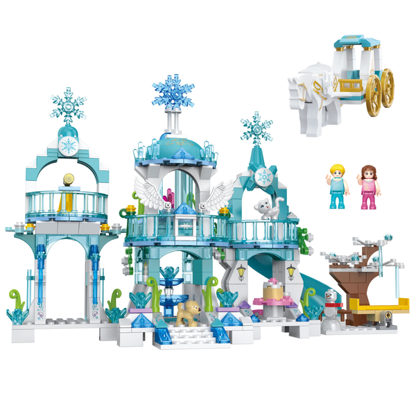 Cogo - Building Block Set - Fairytale Dream Ice Castle - 477 Pieces