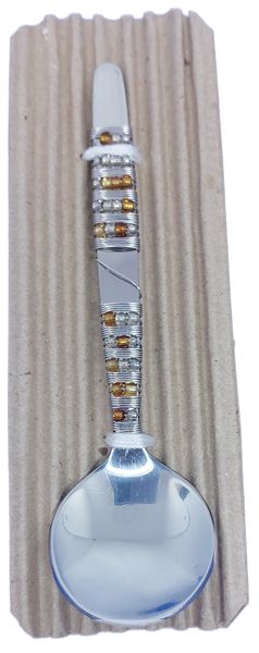 Beaded Decorative Sugar Spoon