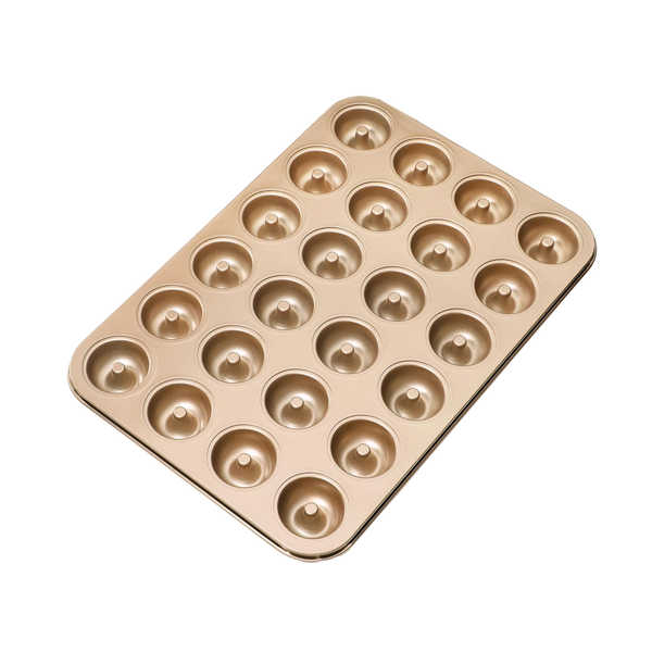 Brown Carbon steel Triangular Muffin Pan 24 Cup
