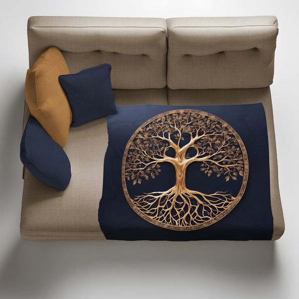 Roots Of Eternity Light Weight Fleece Blanket by Nathan Pieterse
