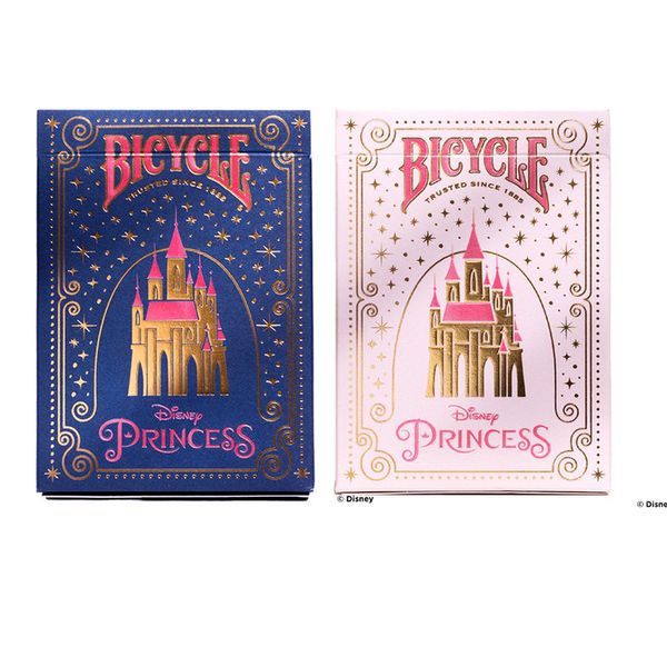 Bicycle Disney Princess Pink &amp; Navy Playing Cards 2pk