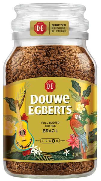 Douwe Egberts Brazil Instant Coffee - 400g Limited Edition Jar
