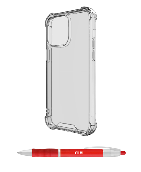 Anti Burst Clear Protective Cover for Iphone 15 Plus with CLM Pen