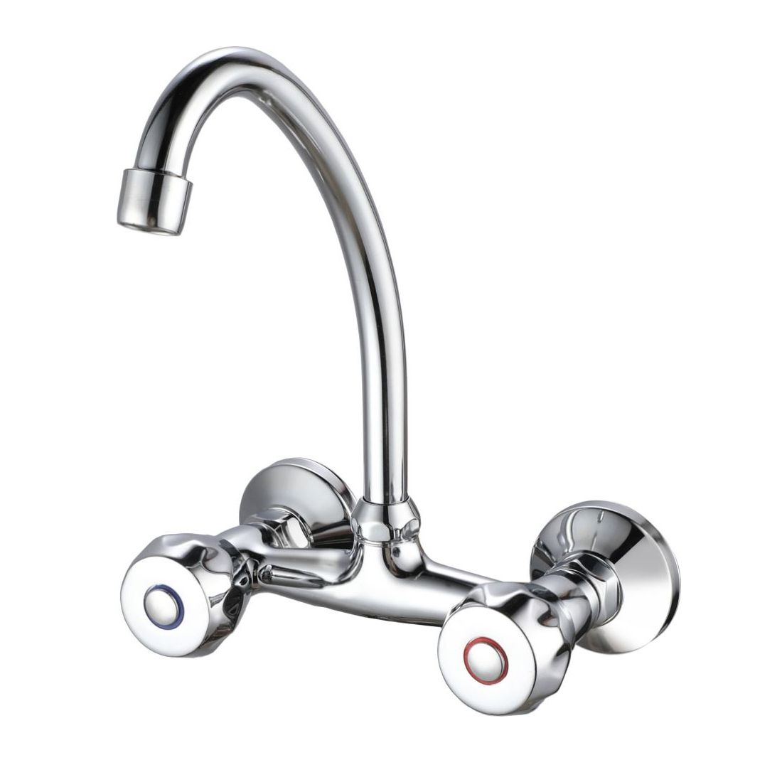 AIYI Chrome Wall-Mounted Kitchen Mixer Tap Faucet AY406-048