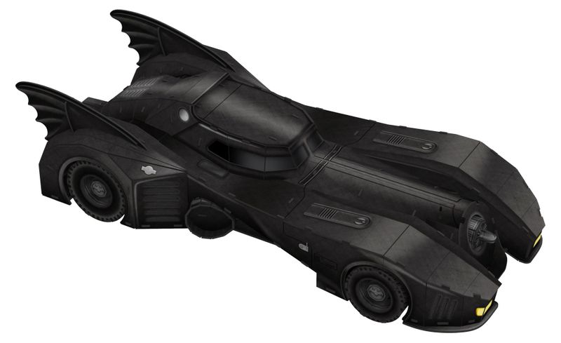 4D Batman 1989 car 136pcs/50cm Long 3D Puzzle