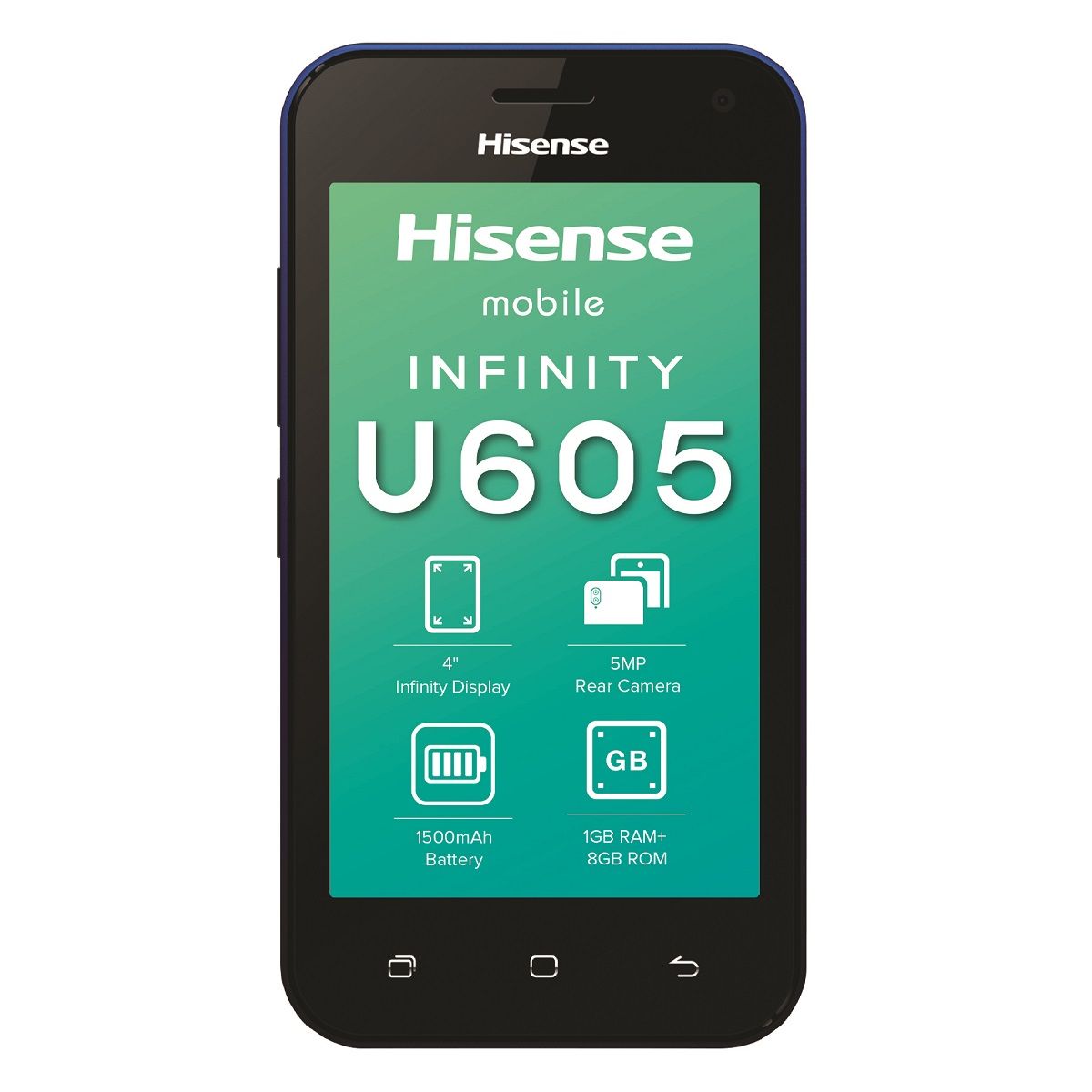 Hisense U605 Dual Sim 8GB Network Locked - Gold