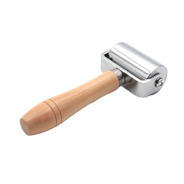 Carbon Steel 60mm Leatherworking Roller Leather Press Edge Roller
