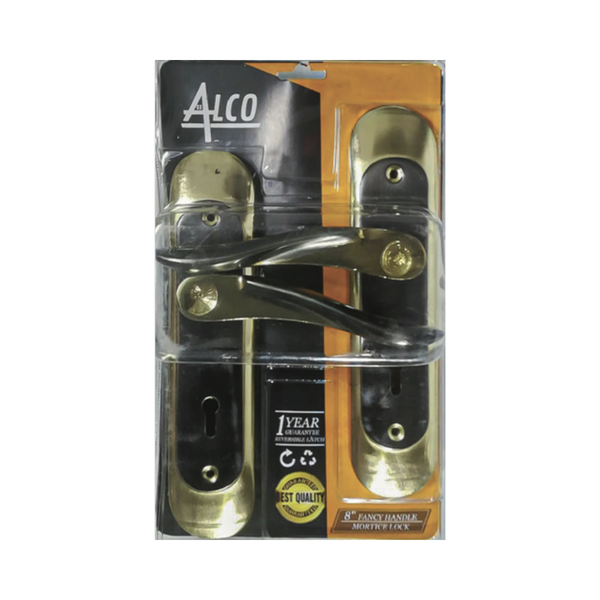 Alco Heavy Duty Fancy Handle Mortice Lockset F01891