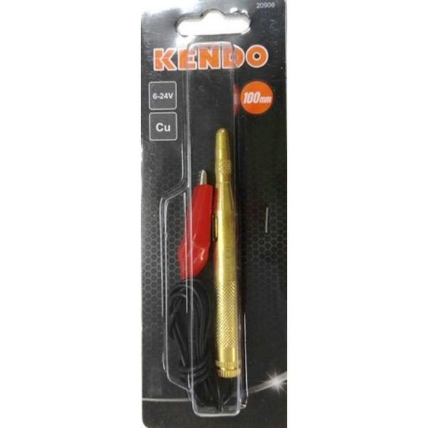 Bulk Pack x 3 Kendo- Dc Tester Solid Brass Pen 0-24v