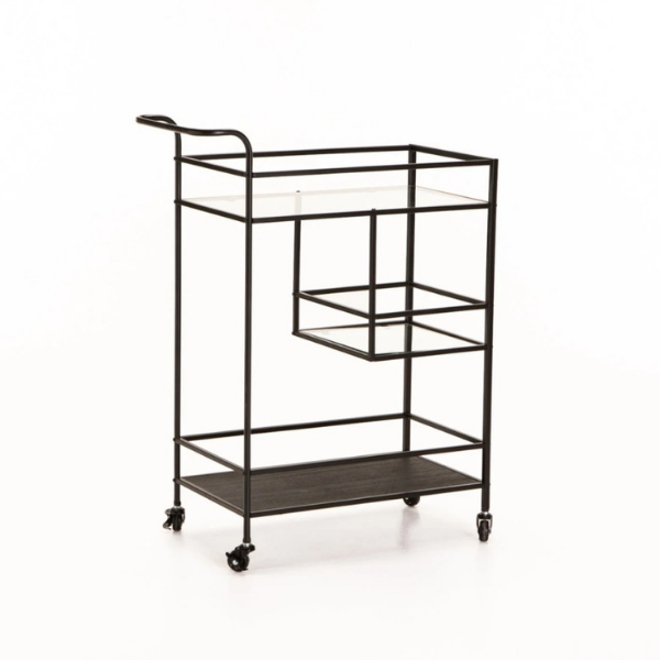 Black Bar Trolley/Cart image