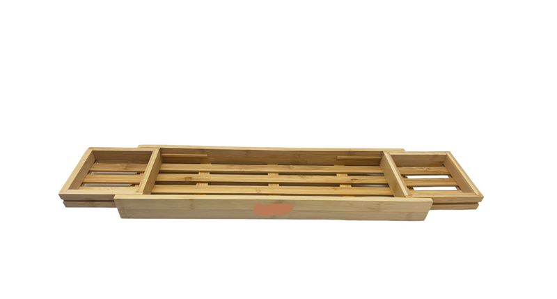Bamboo Bathtub Tray Rack
