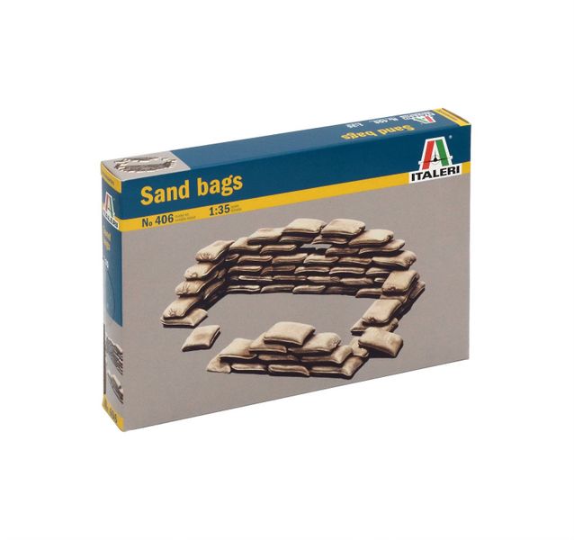 Italeri 1/35 Sandbags Plastic Model Kit