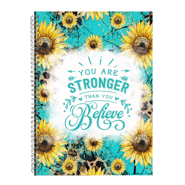 You Are Stronger Positive Writing Book Notepad Ideal Gift Notebook A4-402