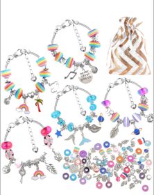 Diy Charm Bracelet Making Kit 86 Piece For It Girls Shop Today Get
