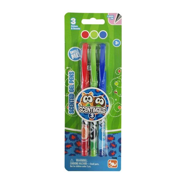Scentimals 3 Scented Gel Pen With Grip