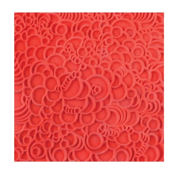 Cernit Texture PlatePlate - 9x9cm - Bubbles