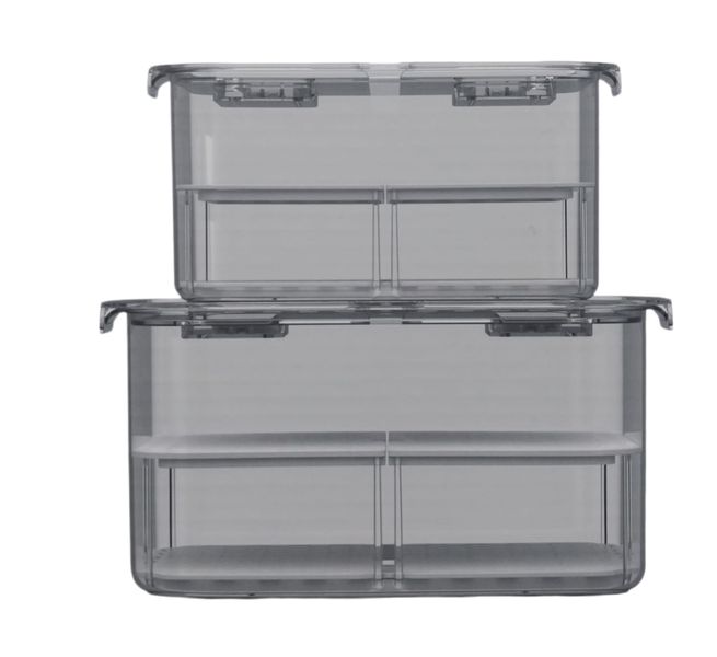 Airtight Clear Plastic Kitchen Fridge Organizer Food Storage Containers