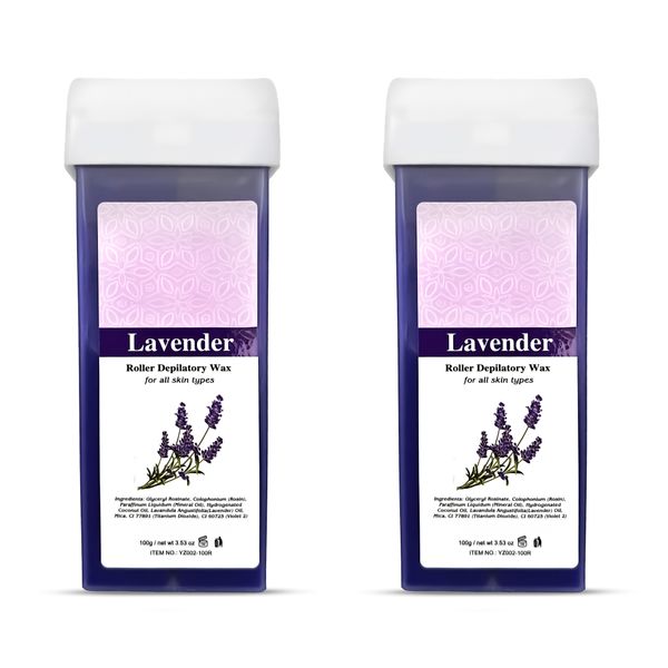 100g Scented Roller Depilatory Wax - 2 Pack