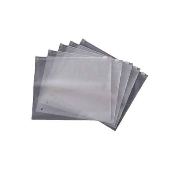 Frosted Ziplock Plastic Bags for Clothes - W22cm x L15.5cm - 20 Piece
