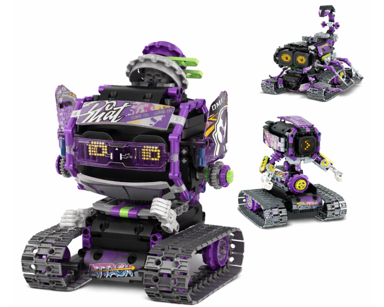 MorFansi 3 in 1 Programmable Block Building Robot Toy Remote APP Controlled