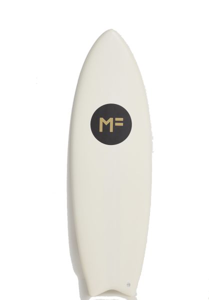 Mick Fanning Softboard Surfboard - 5'8 Catfish - White FCS 5Fin