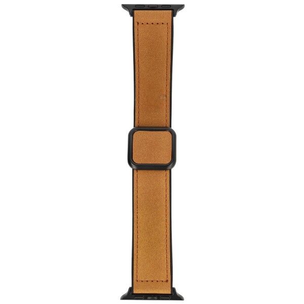 Magnetic Watch Strap With Square Buckle - Brown