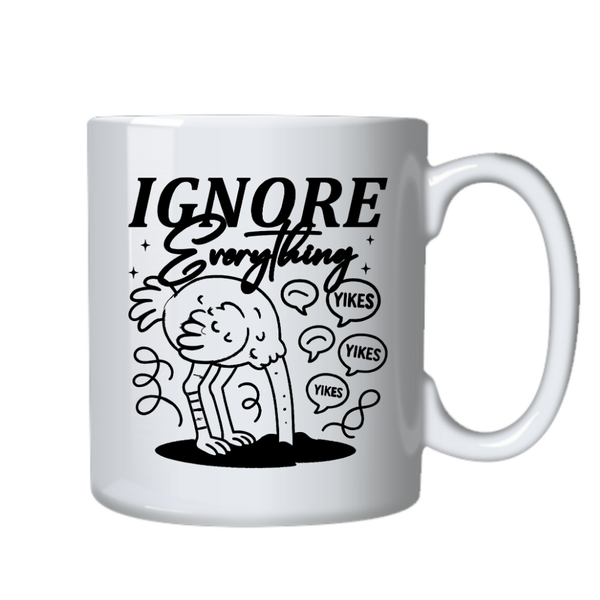 Ignore Everything Ostrich Funny Mug Ideal Gift for Birthday Christmas 402
