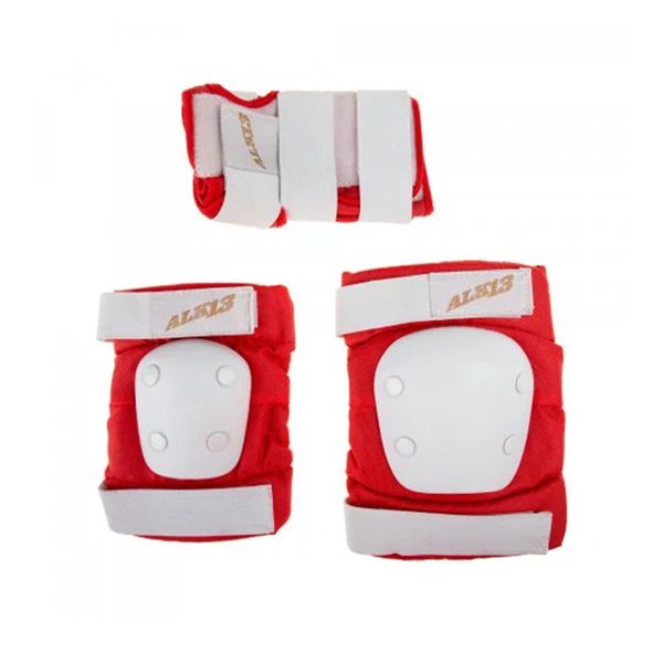 Alk13 Three Pad Set – Red Protection Gear