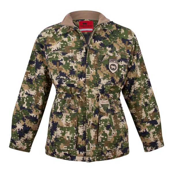 Sniper Africa Pixelate Ladies Parka Jacket