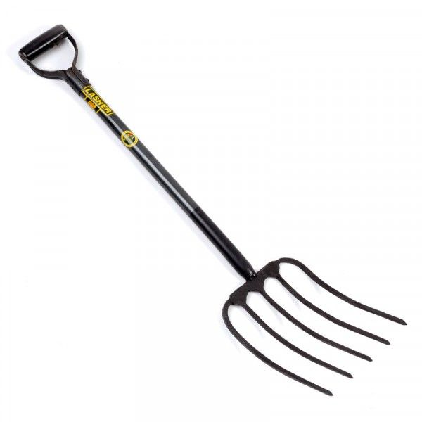 Lasher Short Handle 5 Prong Stable/Peanut Fork 119