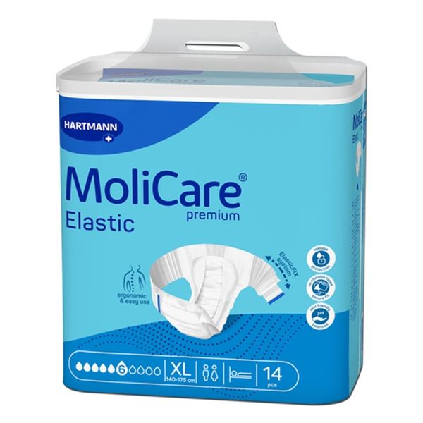 Hartmann - Molicare Premium Elastic Adult Day Nappy 6 Drop Extra Large 14's