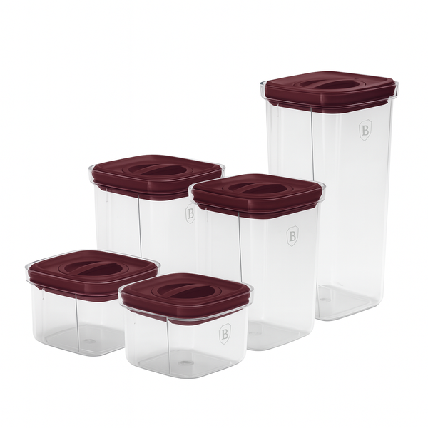 Berlinger Haus 5-Piece Air Tight Canister Set - Leonardo