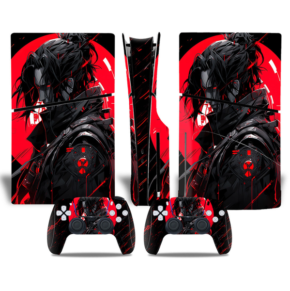 PS5 Slim Disc Edition Skin + Controller Wrap Protective Vinyl Decal