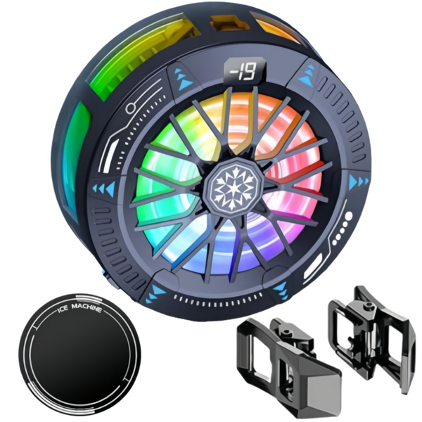 15W Phone Cooler With Digital Display &amp; Magnetic Back Clip