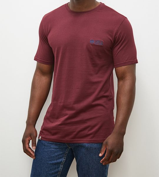 Leo Organic Crew Neck Tee W/ Chest Embroidery