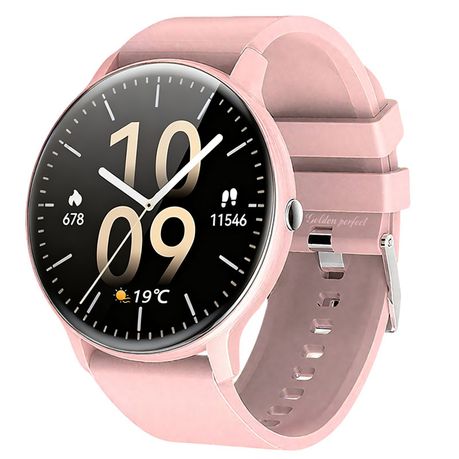 Smart Watch for Women-Golden Perfect Stylish Waterproof Fitness Tracker Image