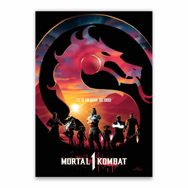 Mortal Kombat 1 It's In Our Blood Poster - A1