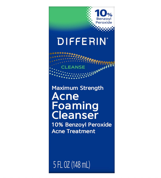 Differin Acne Face Wash with 10% Benzoyl Peroxide 148ml