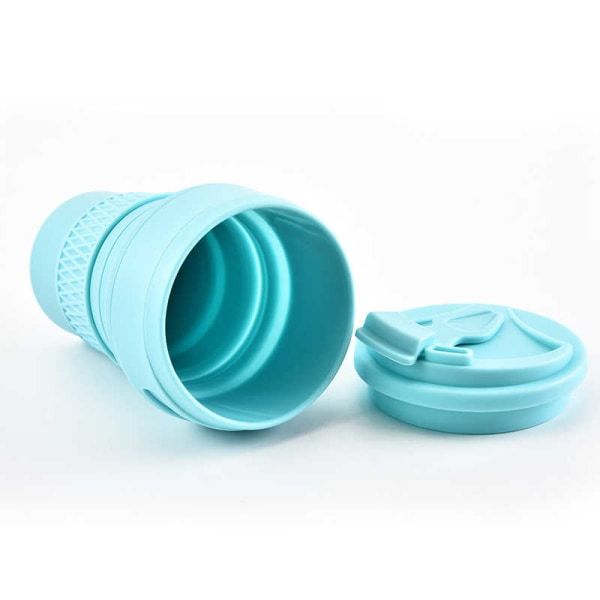 Optic 350ml silicone collapsible folding water cup -Purple