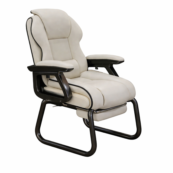 FU9056 Executive Visitor Chair - White PU Leather
