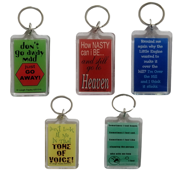 Snarky Keyring - Pack of 5