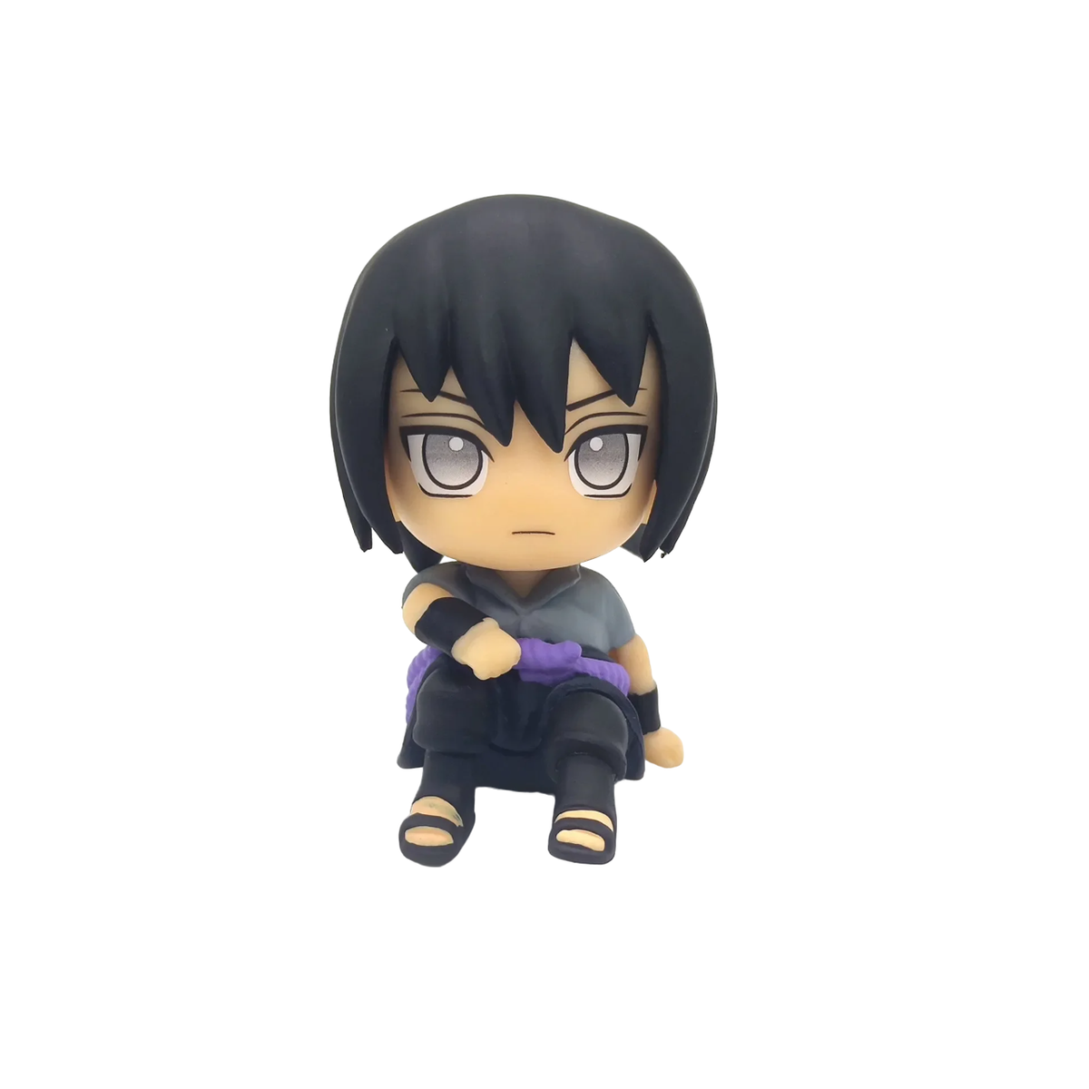 Naruto Anime Cute Chibi Sasuke Uchiha Sitting Mini Figure | Shop Today ...