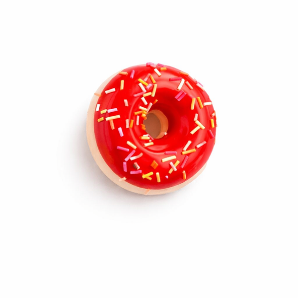 Donut Refrigerator Magnet - Red