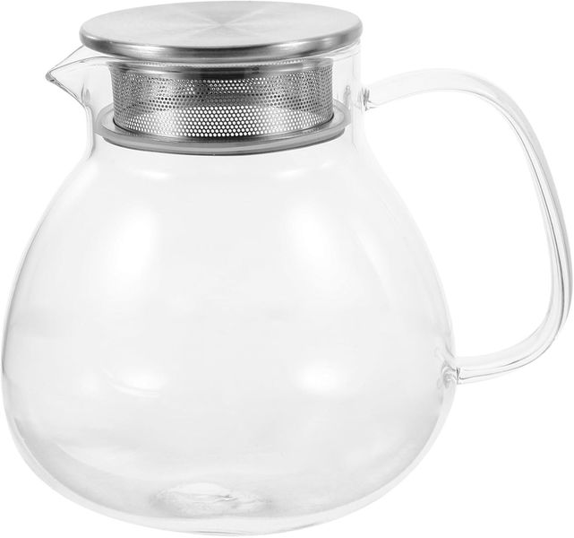 1000ml Glass Teapot with Removable Stainless Steel Filter
